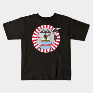 Raccoon Ramen Kids T-Shirt